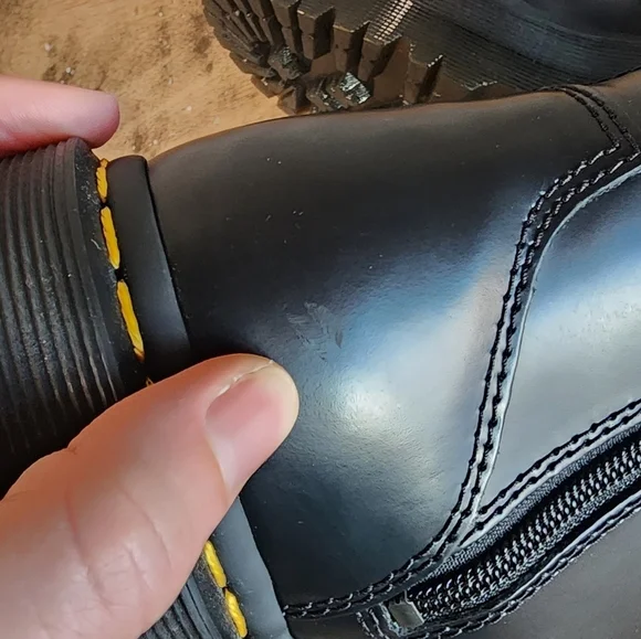 Dr. Martens Black Jadon Platform Boot 8 - Picture 10 of 12